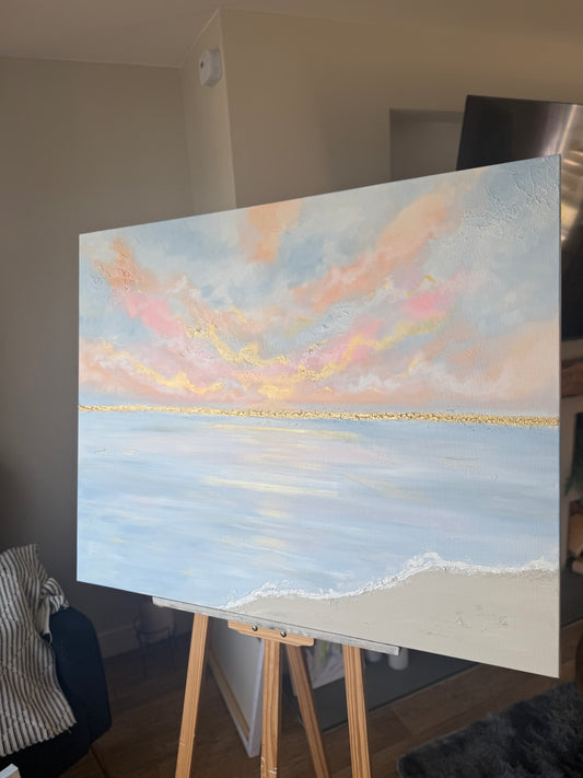 The Blush Horizon 80x100cm
